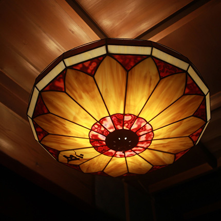 in the main of the temple pendant　lamp